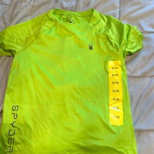 Spider Surf Sand Sun Boys Athletic Tshirt small